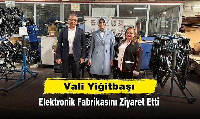 Vali Yiğitbaşı Elektronik Fabrikasını Ziyaret Etti