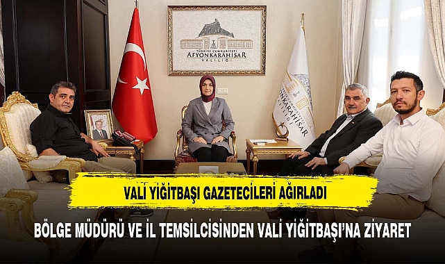 VALİ YİĞİTBAŞI GAZETECİLERİ MAKAMINDA AĞIRLADI