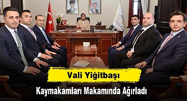 Vali Yiğitbaşı, Kaymakamları Makamında Ağırladı