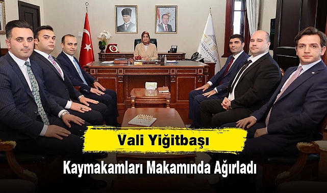 Vali Yiğitbaşı, Kaymakamları Makamında Ağırladı