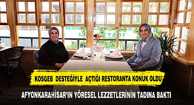 Vali Yiğitbaşı, KOSGEB desteği ile restoranını açan Safkurşun'u ziyaret etti