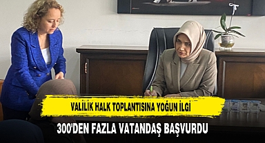 Valilik Halk Toplantısına Yoğun İlgi