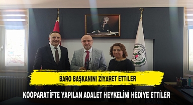 VALİLİK KADIN KOOPERATİFLERİ'NDEN BARO BAŞKANI'NA ZİYARET