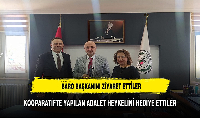 VALİLİK KADIN KOOPERATİFLERİ'NDEN BARO BAŞKANI'NA ZİYARET