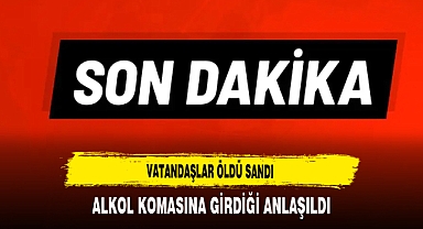 Vatandaşlar Öldü Sandı Alkol Komasına Girdiği Anlaşıldı