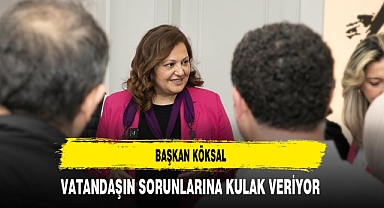 Vatandaşların Sorunlarına Kulak Veren Başkan ''Burcu Köksal''
