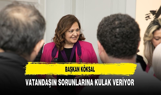 Vatandaşların Sorunlarına Kulak Veren Başkan ''Burcu Köksal''