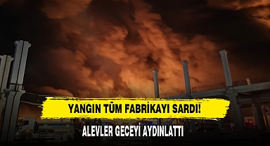 Yangın Tüm Fabrikayı Sardı!