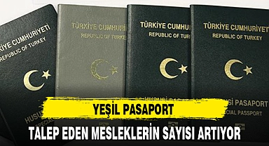 YEŞİL PASAPORT TALEP EDEN MESLEKLERİN SAYISI ARTIYOR