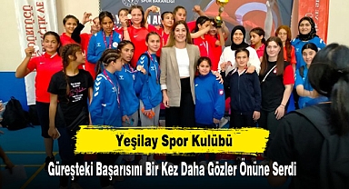 Yeşilay Spor Kulübü Güreşteki Başarısını Bir Kez Daha Gözler Önüne Serdi