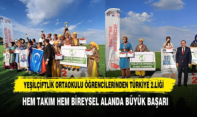 Yeşilçiftlik Ortaokulu Öğrencilerinden Türkiye 2.Liği