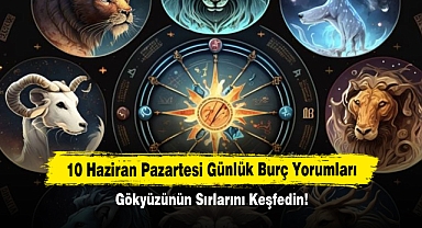10 Haziran Pazartesi Günlük Burç Yorumları: Gökyüzünün Sırlarını Keşfedin!