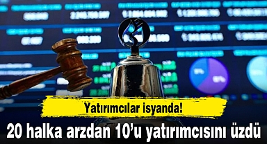 20 halka arzdan 10’u yatırımcısını üzdü