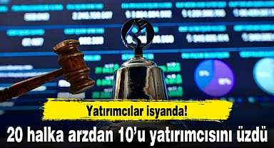20 halka arzdan 10’u yatırımcısını üzdü