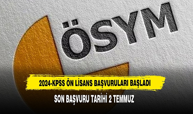 2024-KPSS Ön Lisans Başvuruları Başladı
