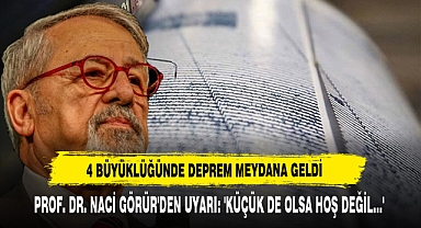 4 Büyüklüğünde Deprem Meydana Geldi