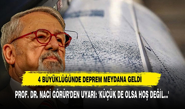 4 Büyüklüğünde Deprem Meydana Geldi