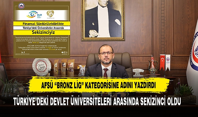 AFSÜ “Bronz Lig” Kategorisine Adını Yazdırdı