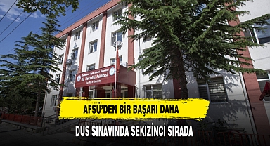 AFSÜ’den Bir Başarı Daha DUS Sınavında Sekizinci Sırada
