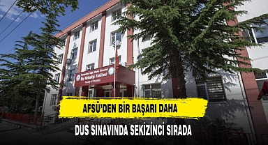 AFSÜ’den Bir Başarı Daha DUS Sınavında Sekizinci Sırada