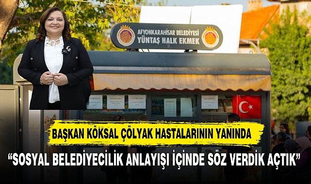 AFYON BELEDİYESİNDEN BİR SOSYAL BELEDİYECİLİK  HİZMETİ DAHA