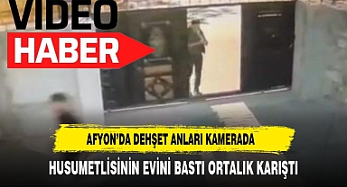 AFYON'DA BAYRAMDA EV BASIP TERÖR ESTİRDİLER