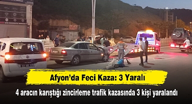 Afyon’da Feci Kaza: 3 Yaralı