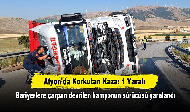 Afyon’da Korkutan Kaza: 1 Yaralı