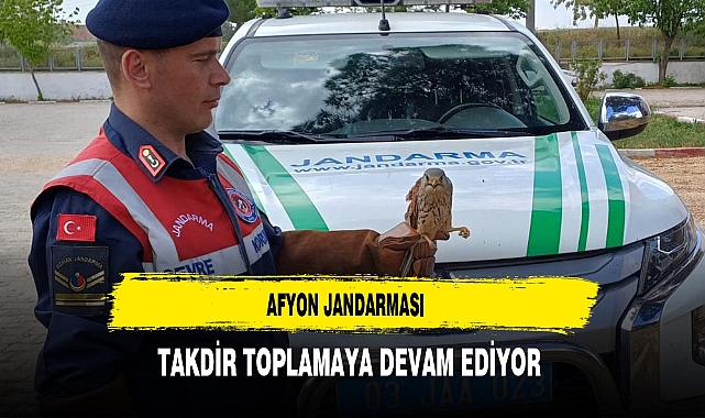 Afyon Jandarması Takdir Toplamaya Devam Ediyor