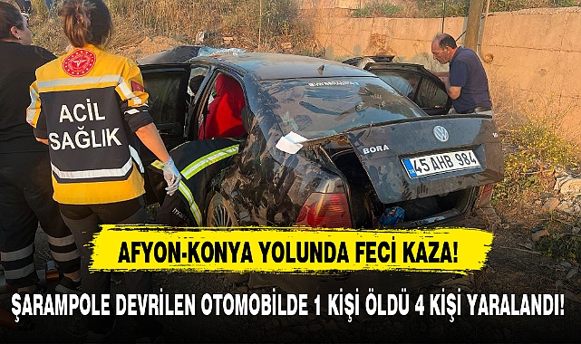 AFYON-KONYA YOLUNDA FECİ KAZA!