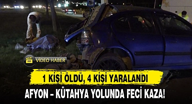 AFYON – KÜTAHYA YOLUNDA FECİ KAZA!