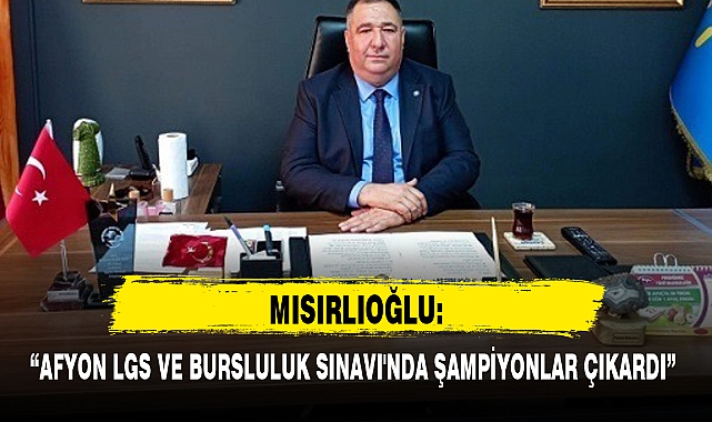 "AFYON LGS VE BURSLULUK SINAVI'NDA ŞAMPİYONLAR ÇIKARDI"