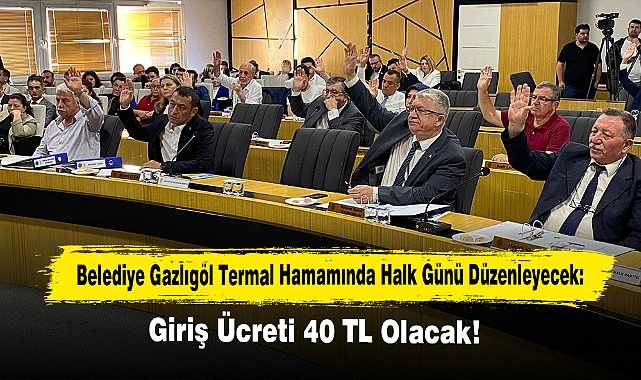 Afyonkarahisar Belediyesi, Gazlıgöl Termal Hamamında Halk Günü Düzenleyecek: Giriş Ücreti 40 TL Olacak!
