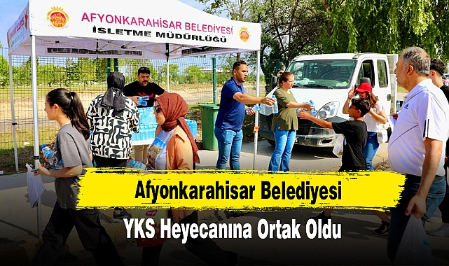 Afyonkarahisar Belediyesi YKS Heyecanına Ortak Oldu