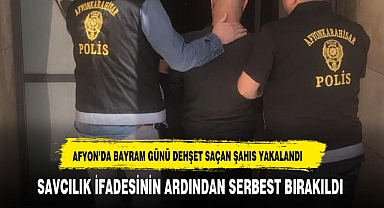 Afyonkarahisar'da aralarında husumet bulunan genci evinde bıçakla yaralayan şüpheli yakalandı