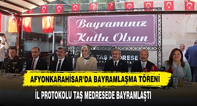 Afyonkarahisar’da Bayramlaşma Töreni