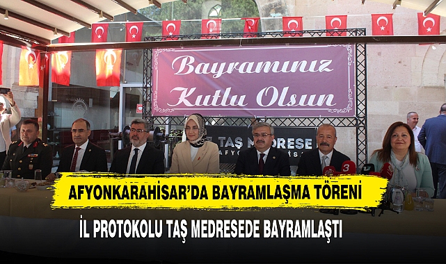 Afyonkarahisar’da Bayramlaşma Töreni