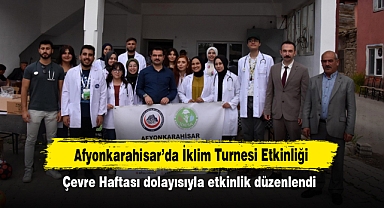 Afyonkarahisar’da İklim Turnesi Etkinliği: Çevre Haftası dolayısıyla etkinlik düzenlendi