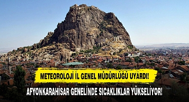 Afyonkarahisar Genelinde Sıcaklıklar Yükseliyor!