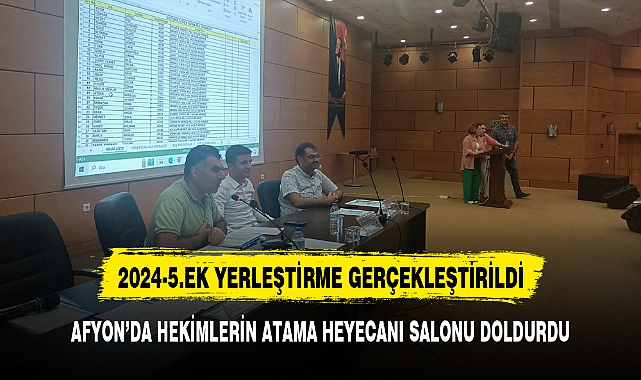 Afyonkarahisar Sağlık Müdürlüğü, Hekim Eksikliğini Gideriyor