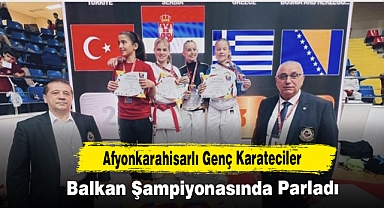Afyonkarahisarlı Genç Karateciler Balkan Şampiyonasında Parladı