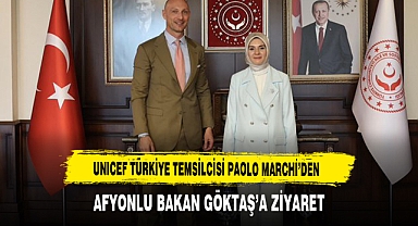 Afyonlu Bakan Göktaş'a Uluslararası Temsilciliklerden Ziyaretler Gelmeye Devam Ediyor