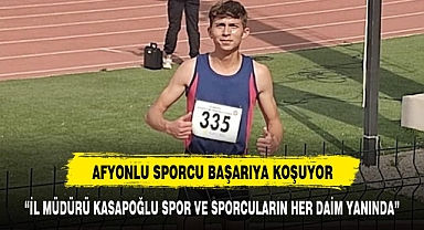 AFYONLU SPORCU ZAFERE KOŞUYOR MİLLİ TAKIM SEÇMELERİNDE PERFORMANSI İLE BÜYÜLEDİ