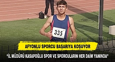AFYONLU SPORCU ZAFERE KOŞUYOR MİLLİ TAKIM SEÇMELERİNDE PERFORMANSI İLE BÜYÜLEDİ