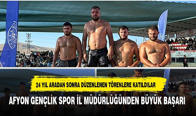 AFYONLU SPORCULAR 24 YIL ARADAN SONRA DÜZENLENEN MÜSABAKALARA KATILDILAR