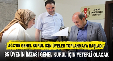 AGC’DE GENEL KURUL İÇİN ÜYELER TOPLANMAYA BAŞLADI