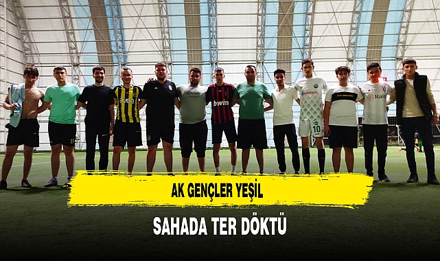 AK Gençler Yeşil Sahada Ter Döktü