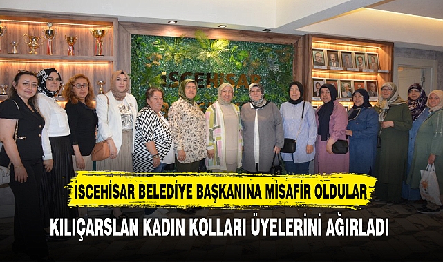 Ak Parti Afyonkarahisar Kadın Kolları Belediye Başkanı Seyhan Kılınçarslan’ı Ziyaret Etti