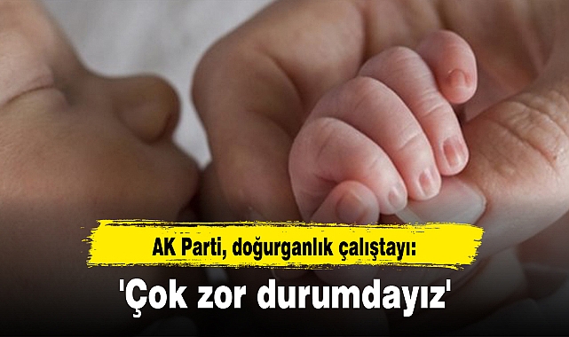AK Parti, doğurganlık çalıştayı: 'Çok zor durumdayız'