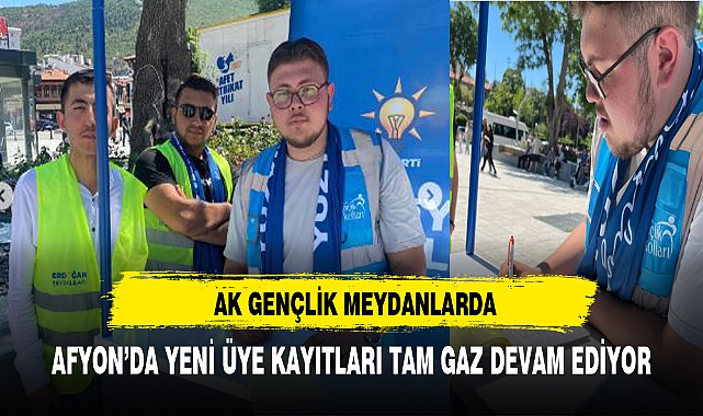 AK Parti Gençlik Kolları, Zafer Meydanı'nda Yeni Üye Kaydı Almaya Devam Ediyor